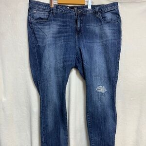 Kut From The Cloth Women's Jeans 24W Dark Blue Catherine Boyfriend